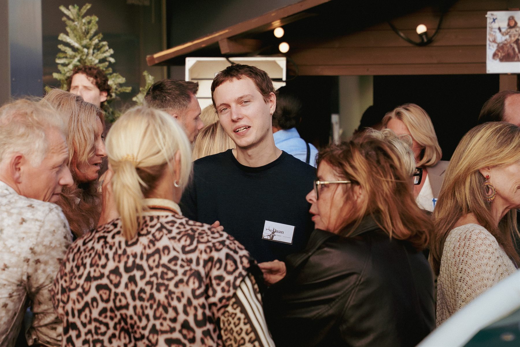 Volle winkel tijdens het event